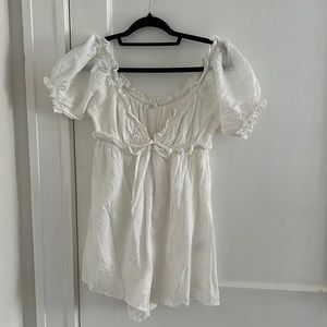 White Romper size S